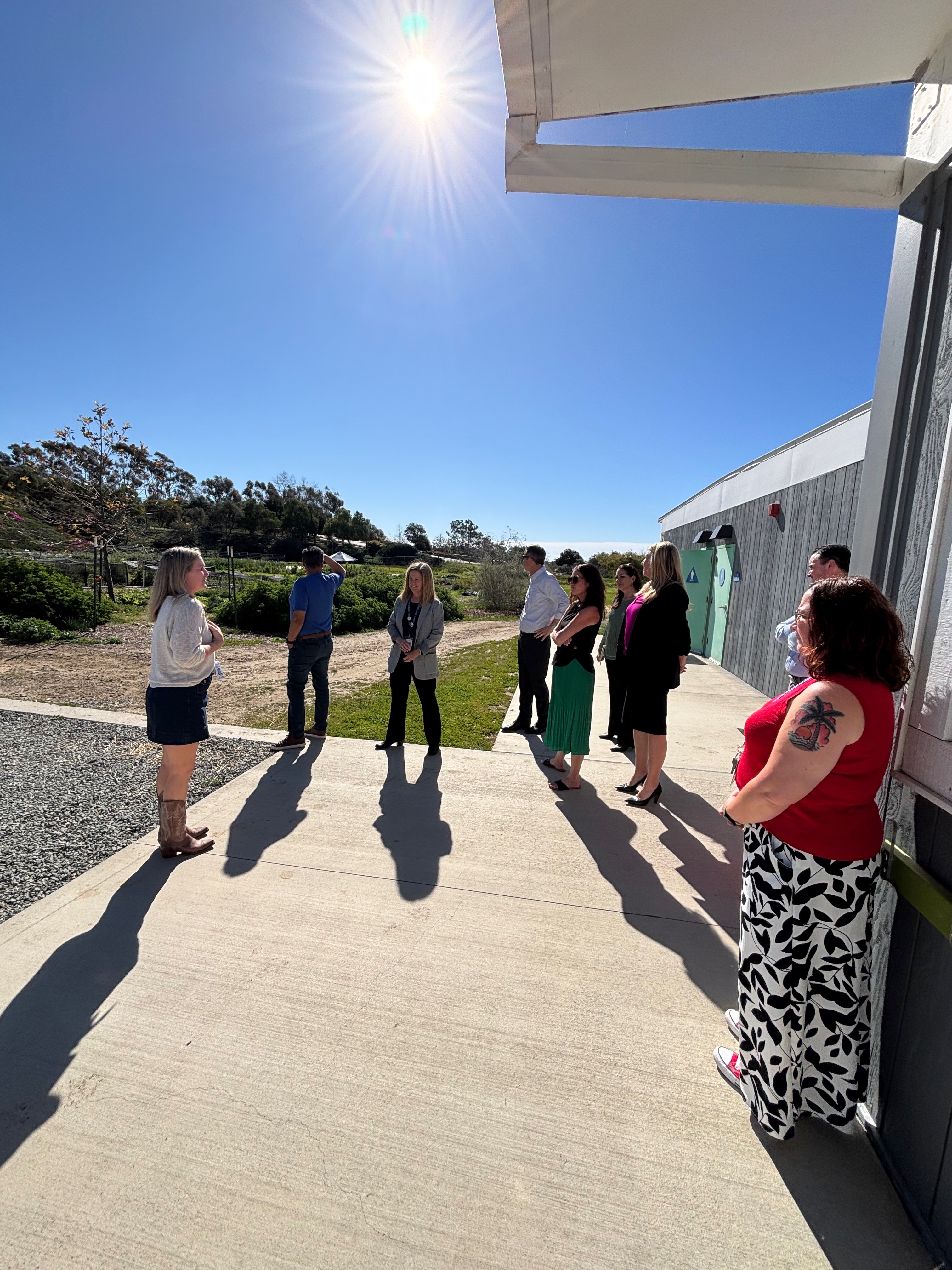 Site visit at Encinitas Farm Lab
