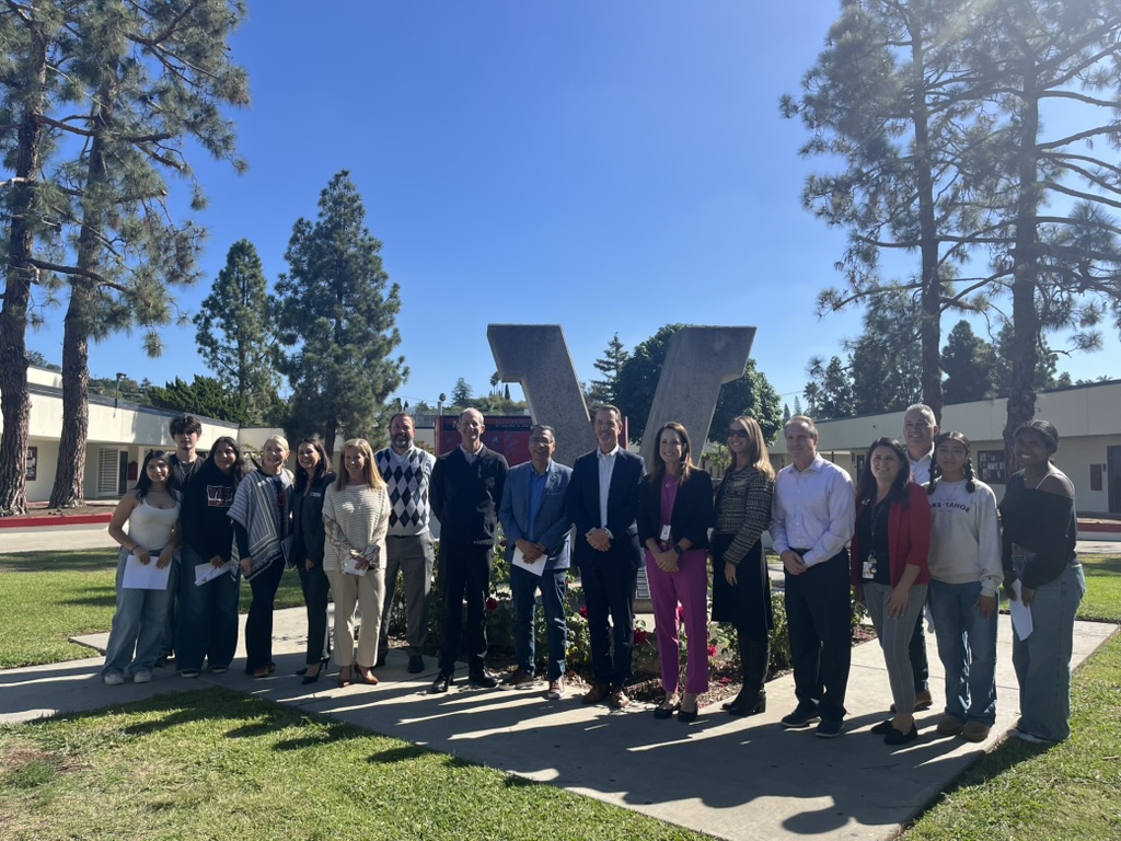 Network meeting at Vista High School